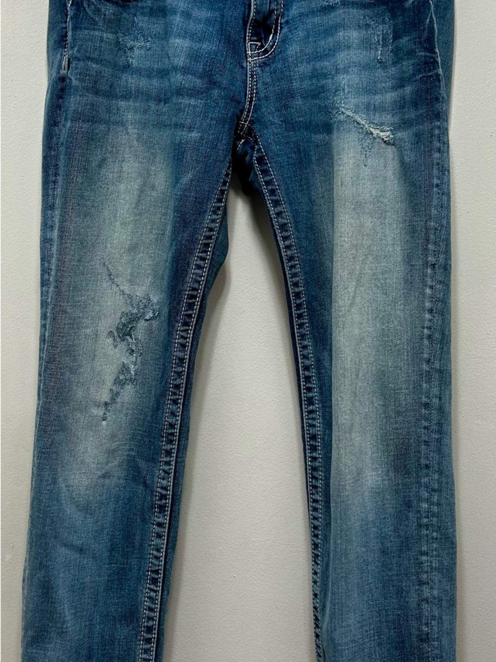 Miss Me Women's Skinny Jeans in Faded Blue